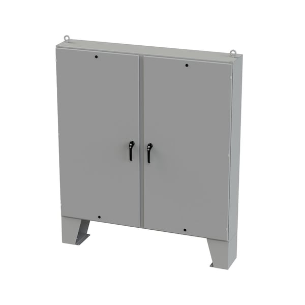 3 Point Latch with Padlock/Keylock Handle Electrical Enclosures, 72 in H, 12 in D, 72 in W